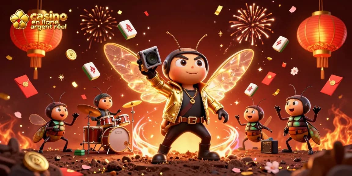 Vivez l'excitation des jeux dans un casino en ligne argent réel avec cette illustration immersive