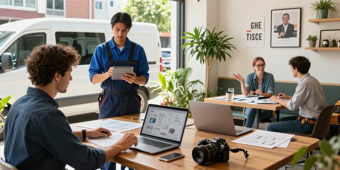 Connect with clients and promote your servises startups through online platforms showcasing diverse contractors.