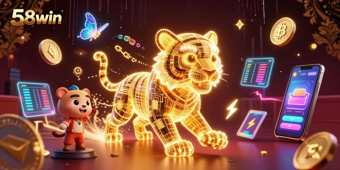 Experience thrilling gaming at 58win with dynamic virtual elements and vibrant casino visuals.
