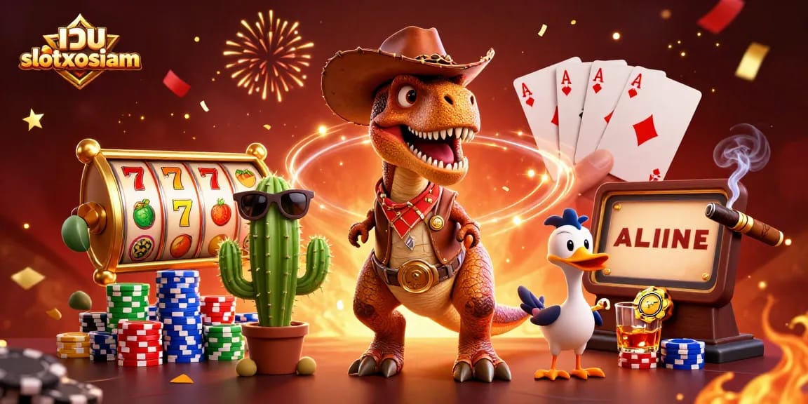 เว็บ slotxosiam นำเสนอเกมสล็อตออนไลน์ที่เล่นแล้วได้เงินจริงในภาพการ์ตูน 3D