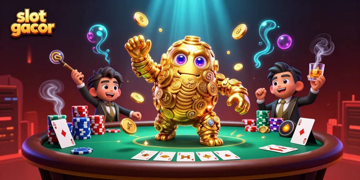 Experience thrilling gameplay with slot gacor symbols and vibrant casino elements in dynamic action.