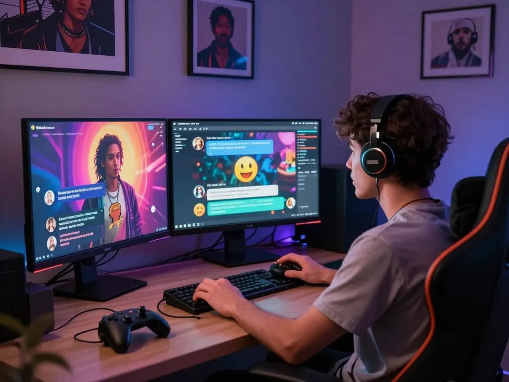 Engaging NSFW AI chat scene featuring interactive character and vibrant digital environment.