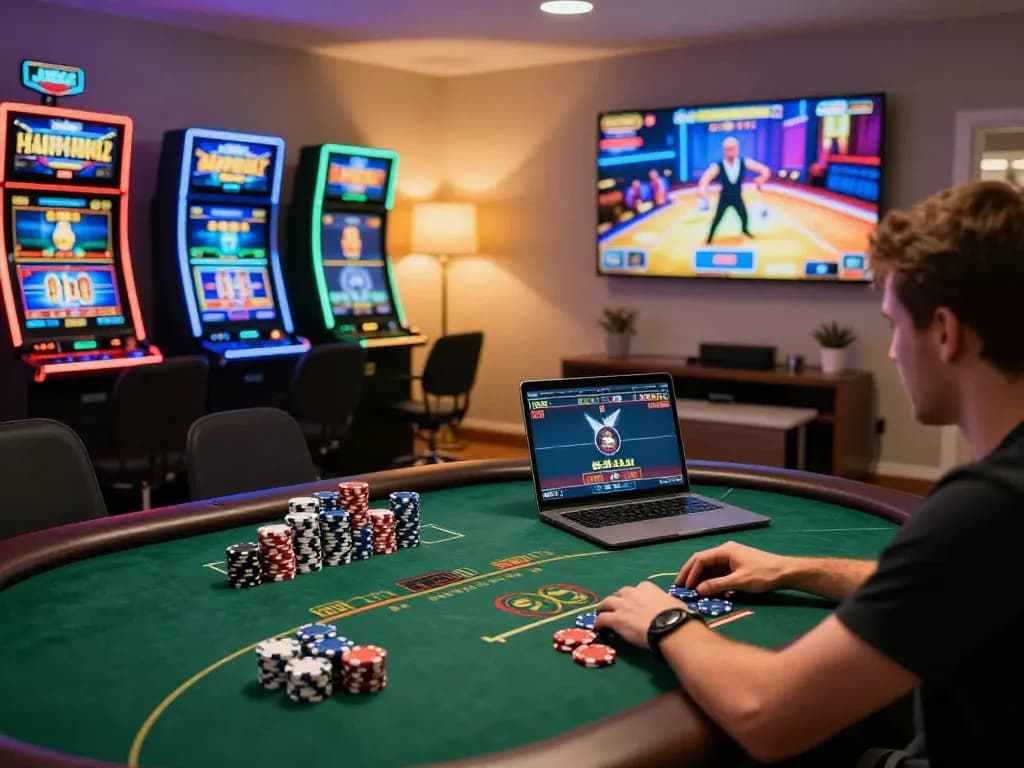 Player enjoying engaging games on the 789 club online casino platform, showcasing dynamic gameplay from home.