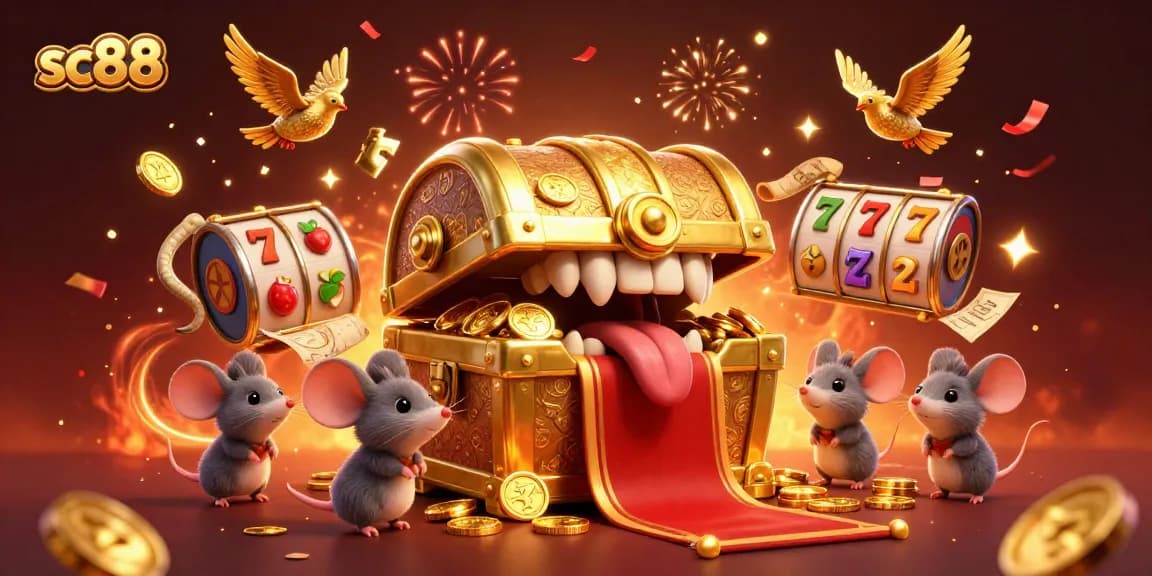 Experience the thrill at sc88 with the exciting slot reels surrounded by wealth and adventure.