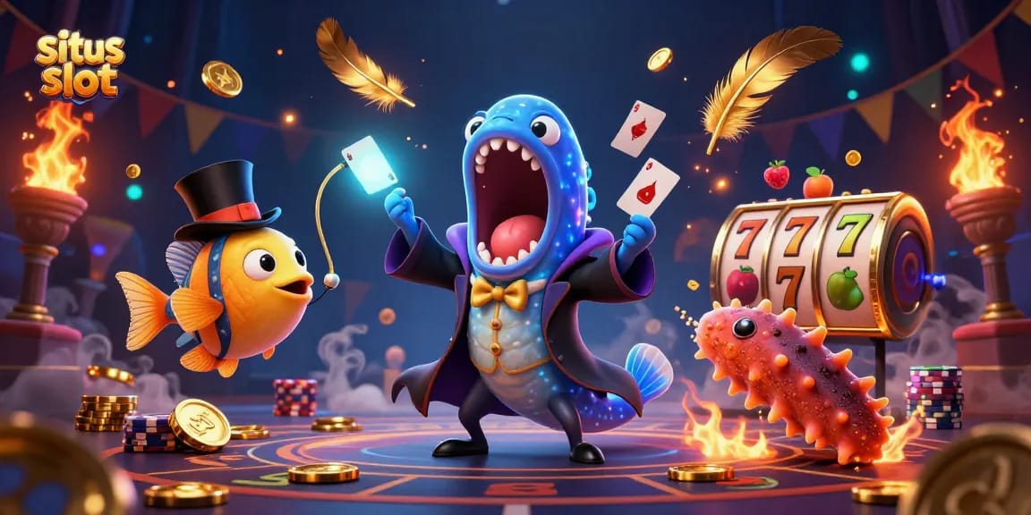 Ular gulper dan ikan pemancing memeriahkan situs slot dengan trik sulap yang menakjubkan