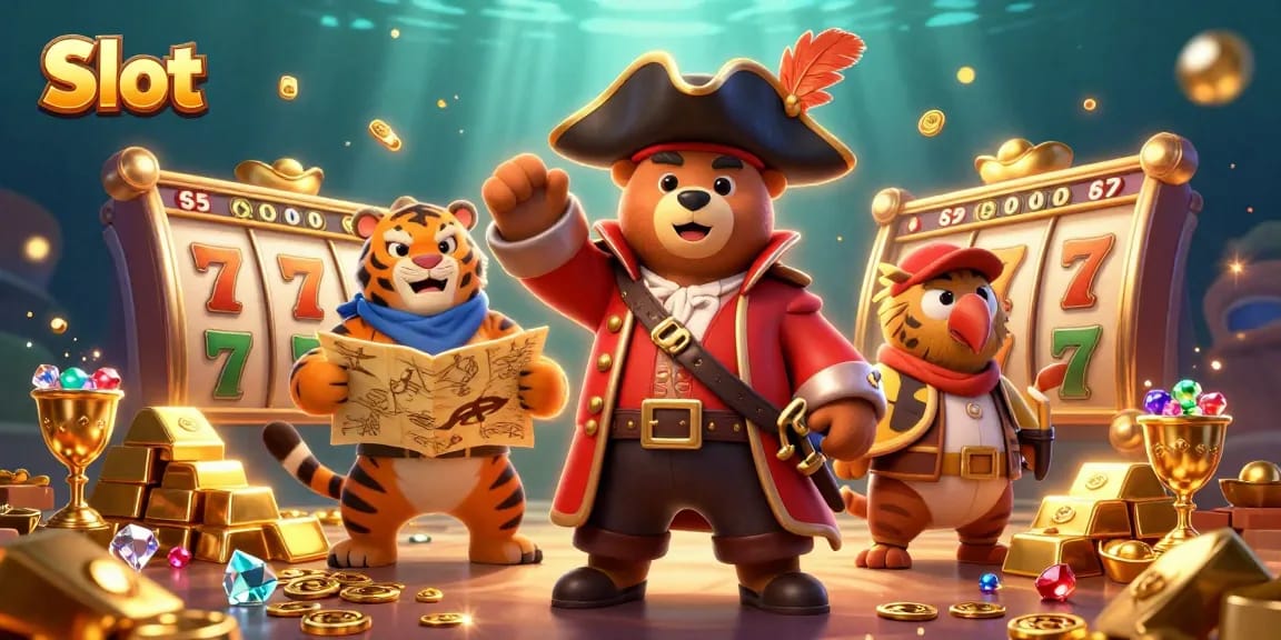 Spin the Slot reels and unlock treasures in a vibrant 3D casino adventure.