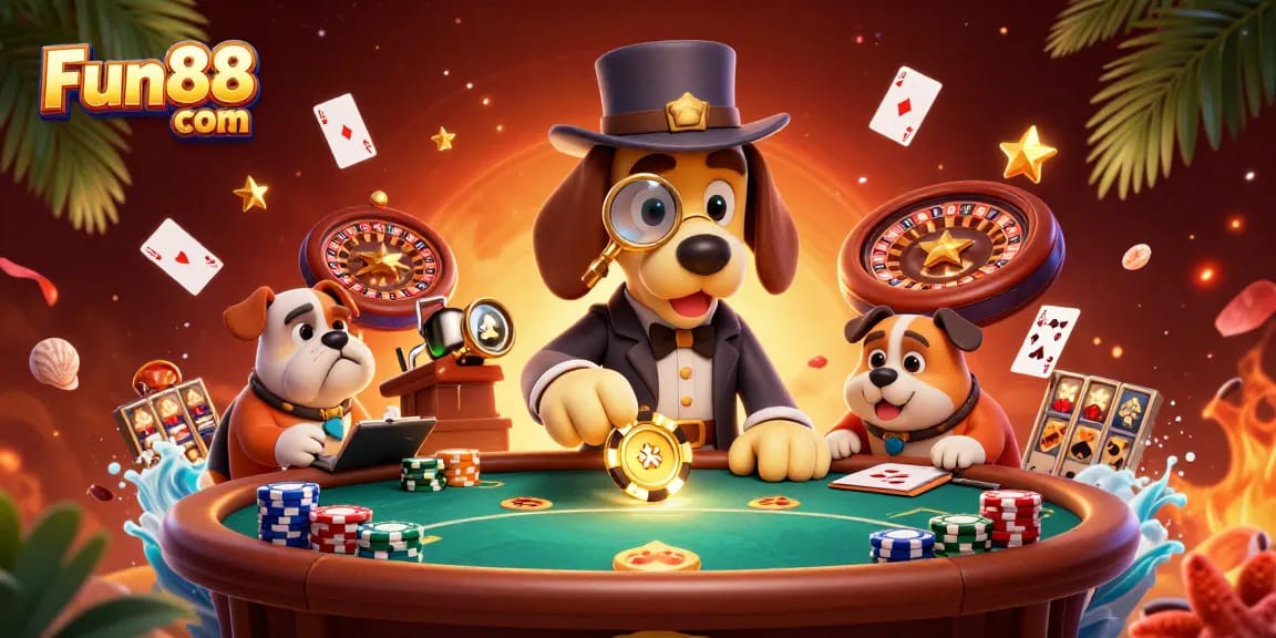 Discover thrilling poker insights with Fun88 com in a vibrant casino scene.