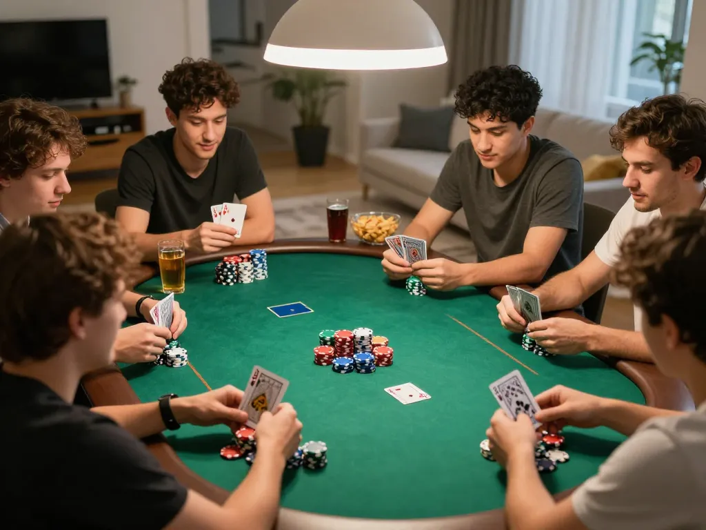 Engage in a thrilling rokok88 slot login experience with friends during an exciting home poker night