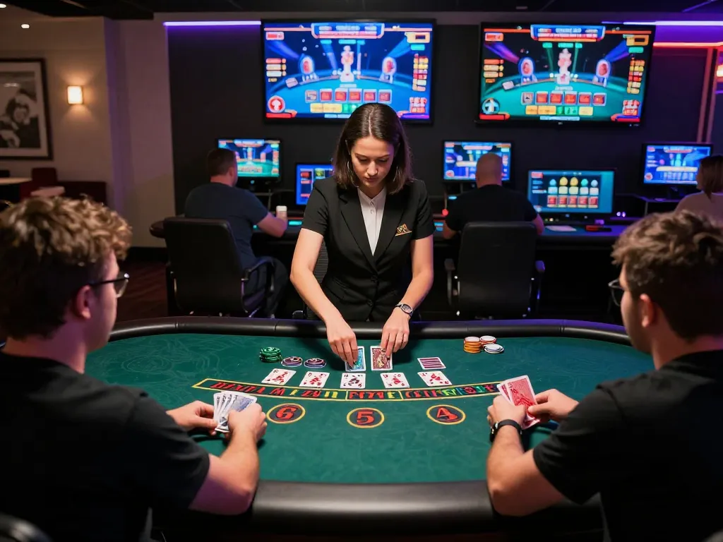 Players engage in live dealer blackjack at sc88, showcasing strategic gameplay and vibrant online atmosphere.