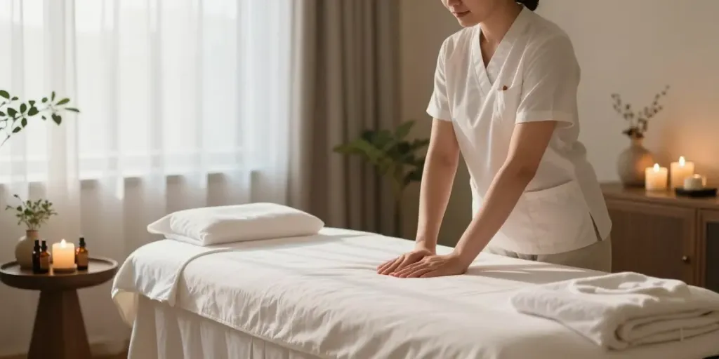 구미오피의 편안한 마사지실 환경과 힐링 서비스