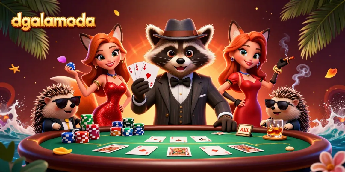 Enjoy thrilling gameplay at dgalamoda with eye-catching casino scenes featuring charming characters.