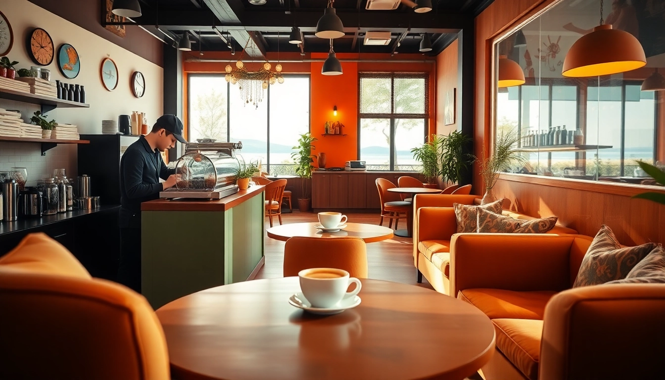 Enjoying the serene ambiance of a Coffee Shop Lloret de Mar filled with aromas and cozy decor.