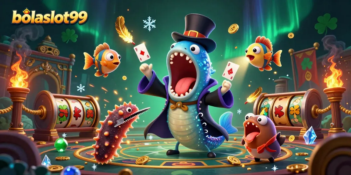 Engage in thrilling slots action with bolaslot99 featuring magical marine characters.