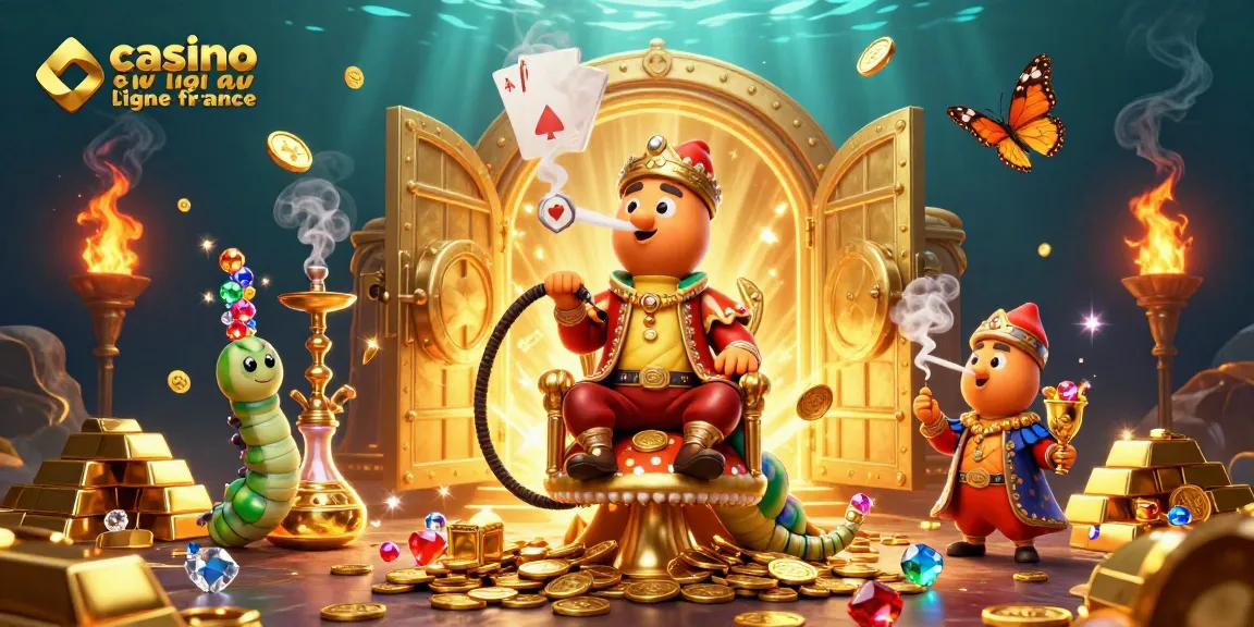 Jouez au casino en ligne France avec cette illustration captivante d'un maître de la chicha.