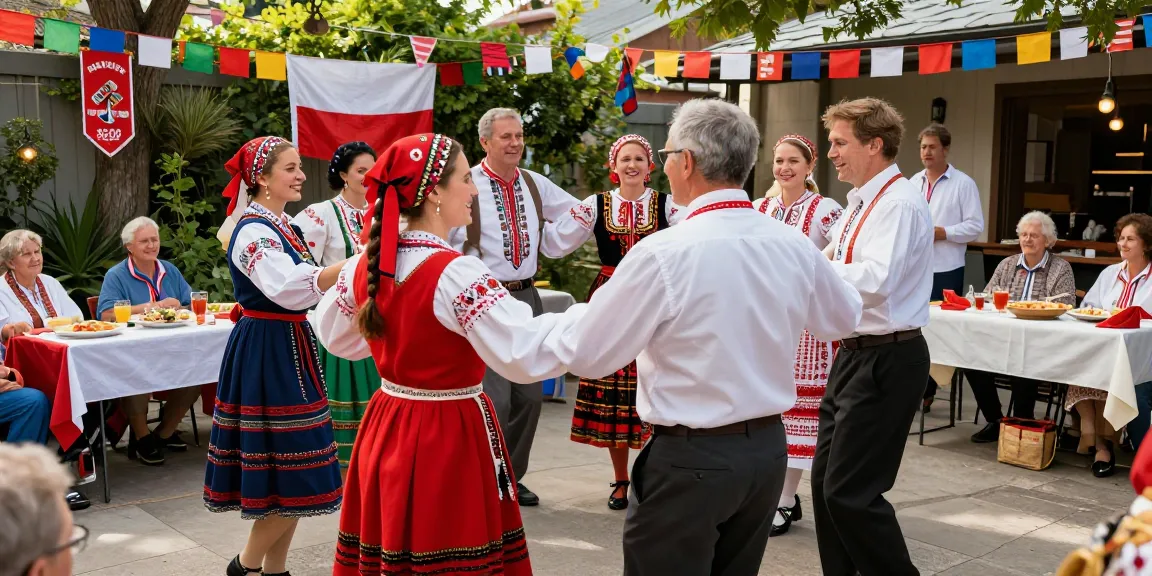 Engagement of Polish community members at https://www.sfpol.com/ event celebrating culture and traditions in San Francisco.