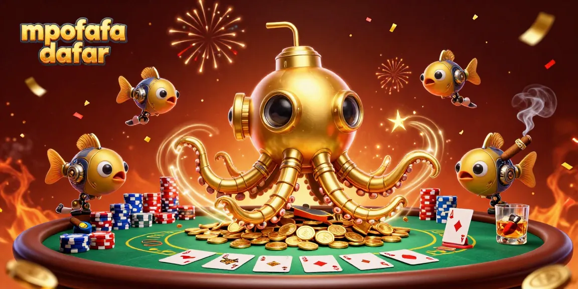 Experience winning strategies at mpofafa daftar with a vibrant scene of poker and gold-themed festivities.