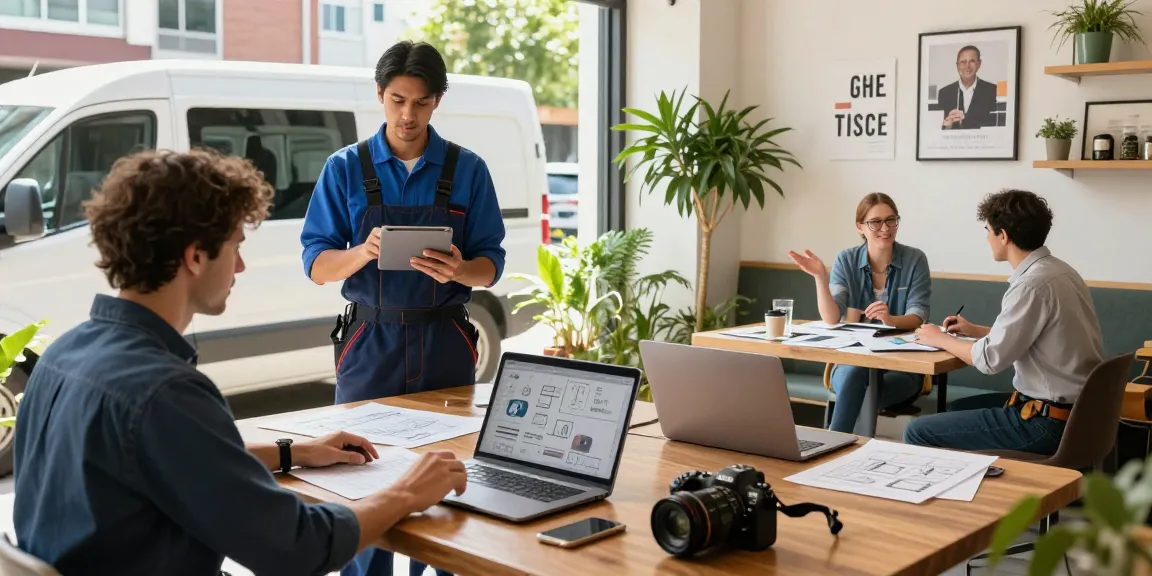 Connect with clients and promote your servises startups through online platforms showcasing diverse contractors.