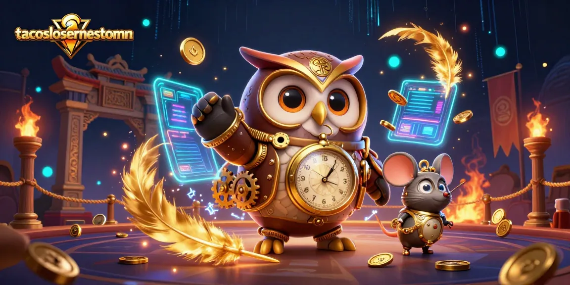 Tembak jackpot dengan tacoslosernestomn dalam ilustrasi kasino yang penuh warna dan detail yang memukau.