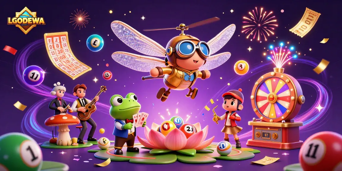 Experience the excitement of LGODEWA gaming with a vibrant casino scene illuminating the fun of gambling.