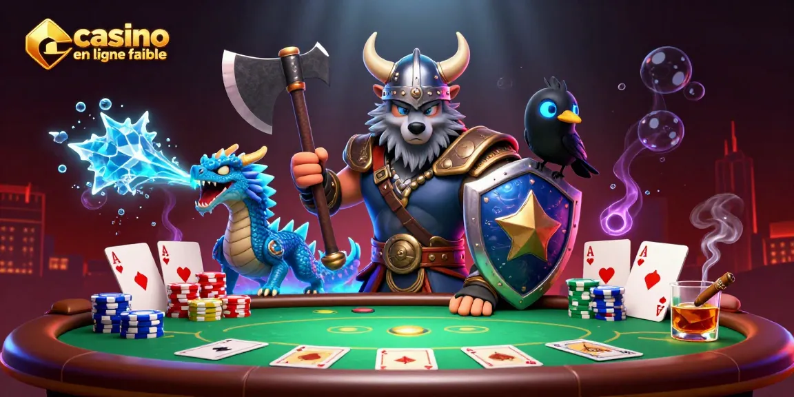 Jouez à un casino en ligne fiable avec une action palpitante autour d'une table de poker.