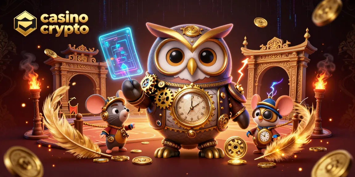 Jouez au casino crypto avec des illustrations immersives de jeux et personnages fascinants.