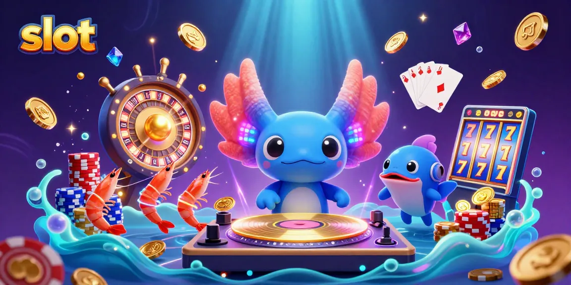 Spin colorful slot reels with vibrant casino characters in a dynamic 3D underwater scene.