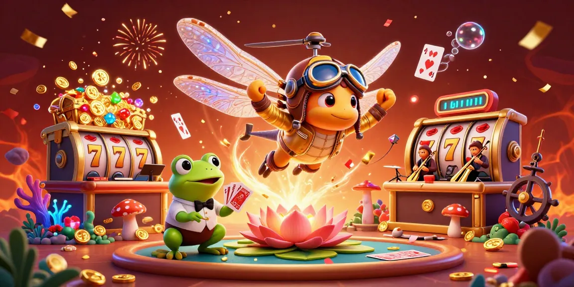 Experience thrilling gameplay moments with LGODEWA featuring vibrant 3D characters in a dynamic casino scene.