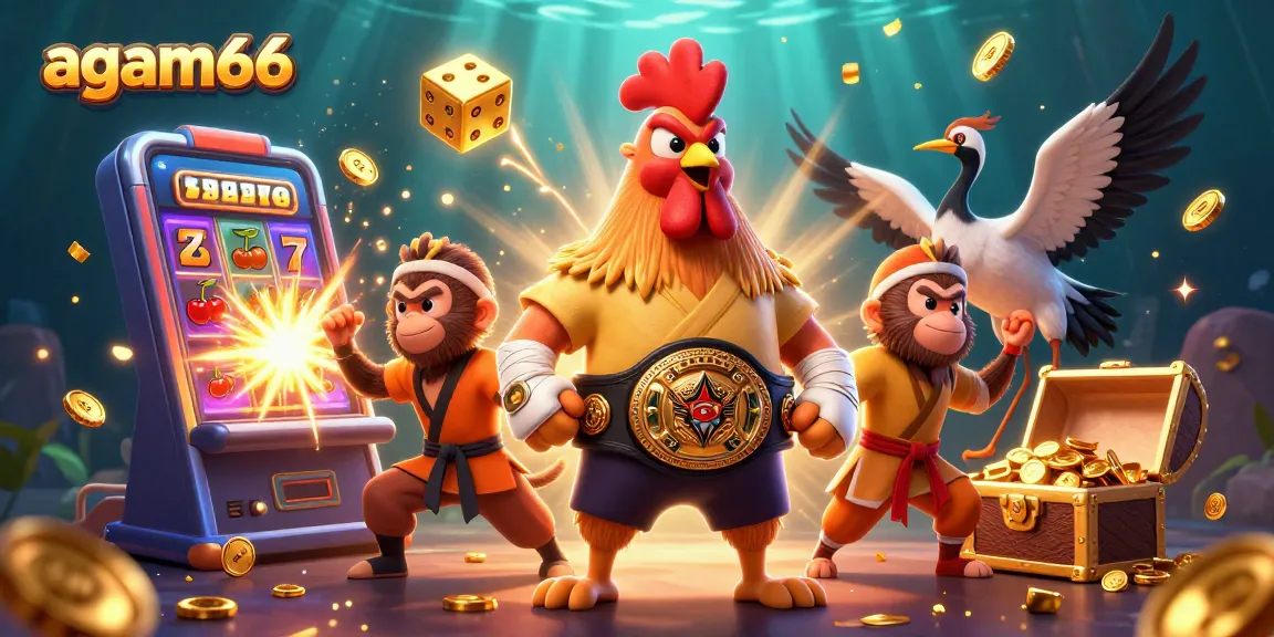 Engage with gambling excitement at AGAM66 with character-filled casino action!