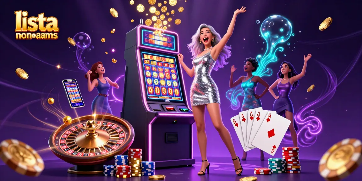 Interagisci con i casino non AAMS mentre festeggi in un casino vibrante.