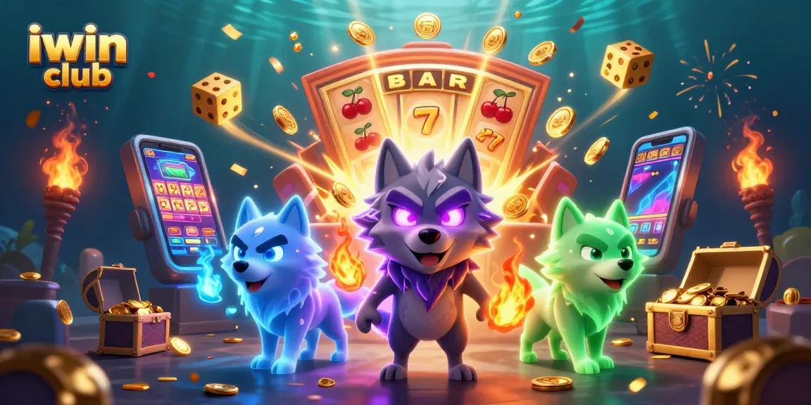 Spin the reels at iwin club, showcasing a vibrant casino scene with interactive gaming elements.