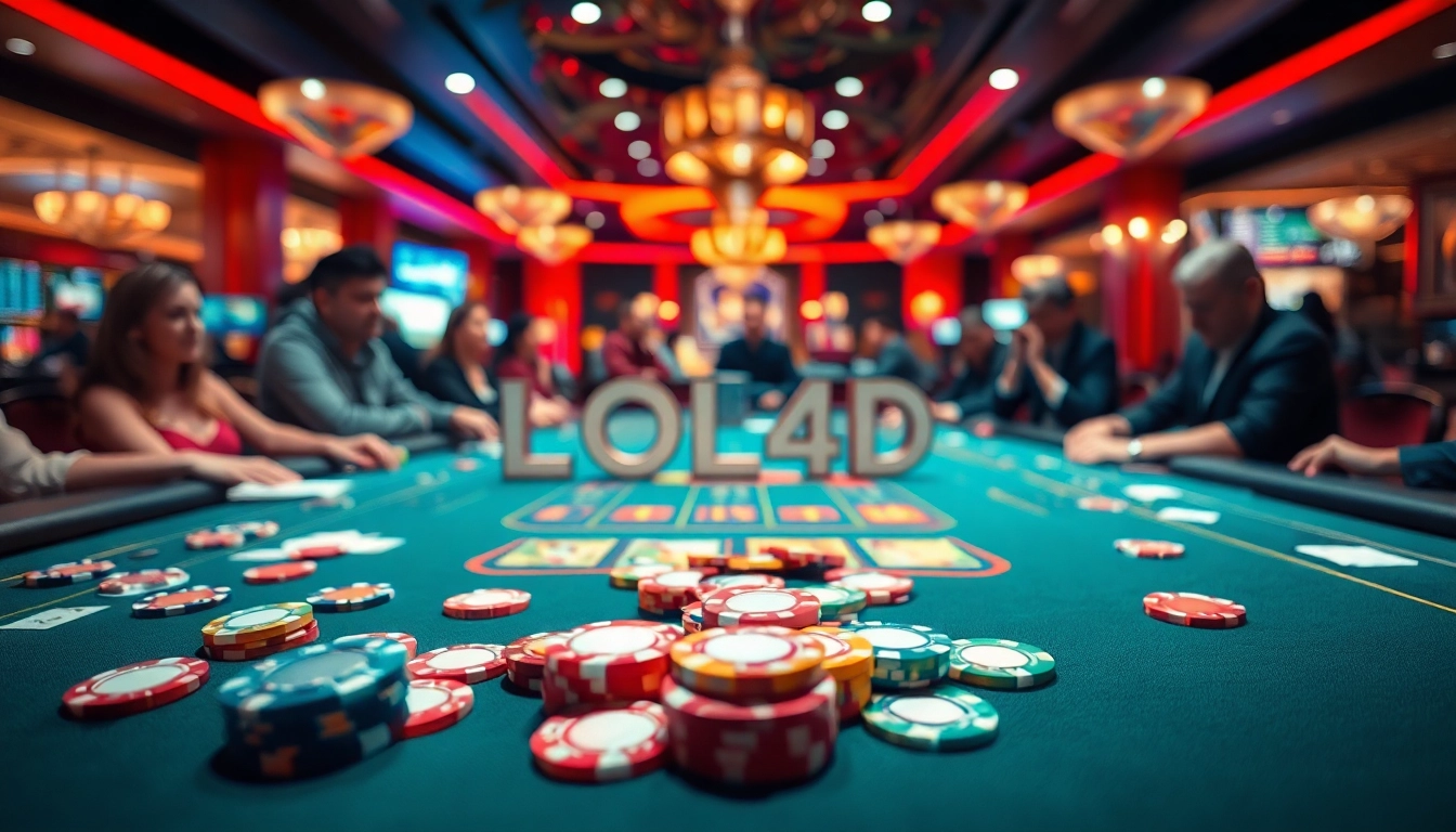 Menangkan permainan seru di LOL4D Casino dengan suasana yang memikat.