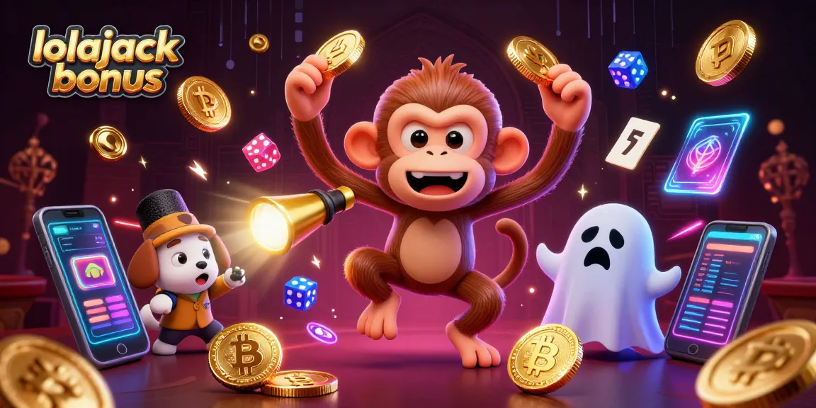 Engage with the lolajack bonus by exploring immersive gaming action illustrated in a vibrant animated scene.