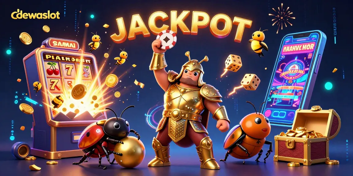Permainan dewaslot menampilkan kepiting hercules beraksi dan simbol jackpot berkilau, menggoda para penjudi.